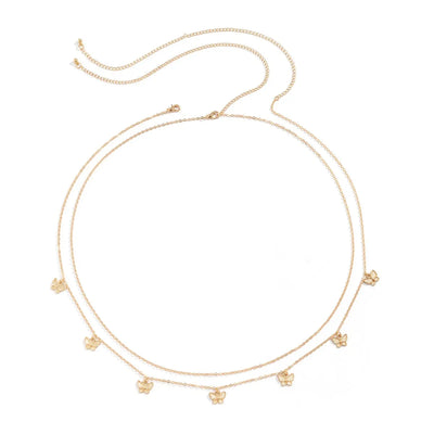 Classic Retro Butterfly Belly Chain for Women - Smarsty