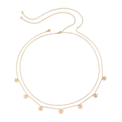 Classic Retro Butterfly Belly Chain for Women - Smarsty
