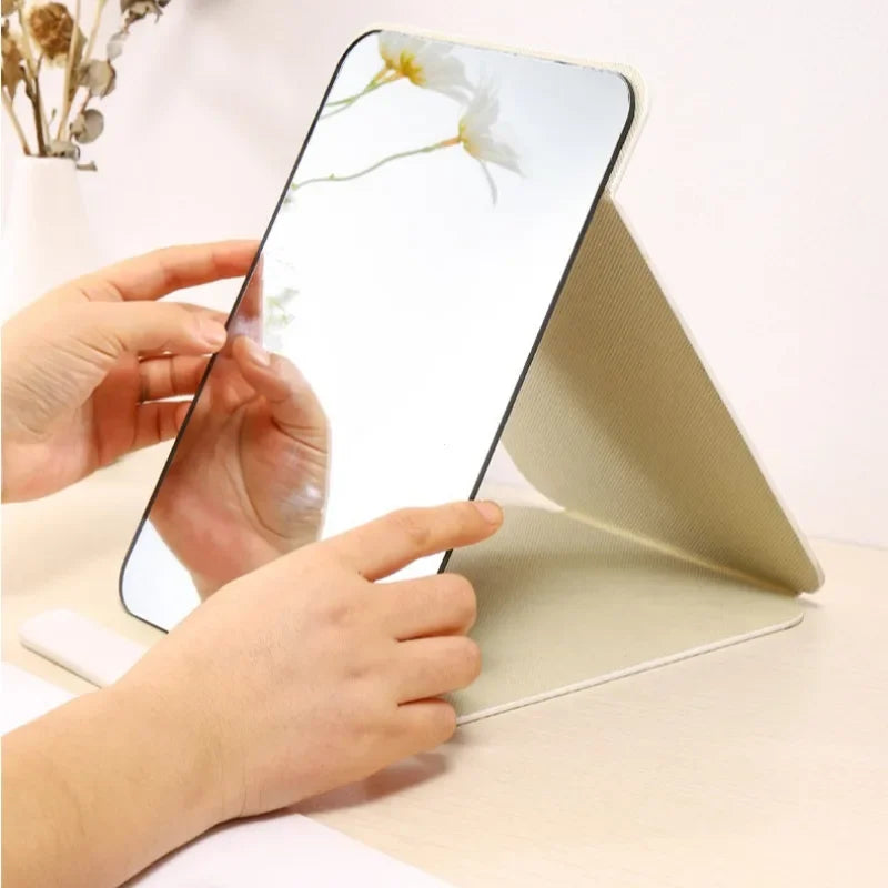 Portable Folding Makeup Mirror with Creative Design - Smarsty