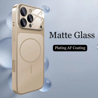 Smarsty Glass Nano Matte MagSafe Case For IPhone Pro Max Armor -