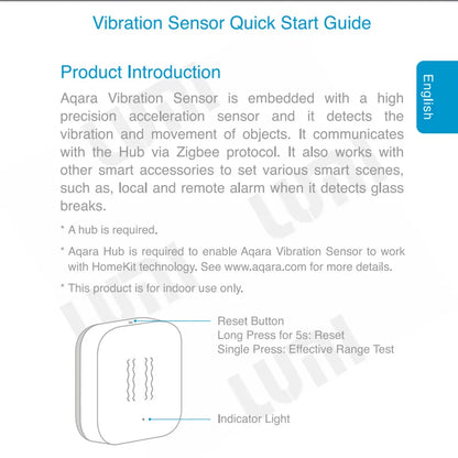 Aqara Smart Vibration Sensor for Enhanced Home Security - Smarsty