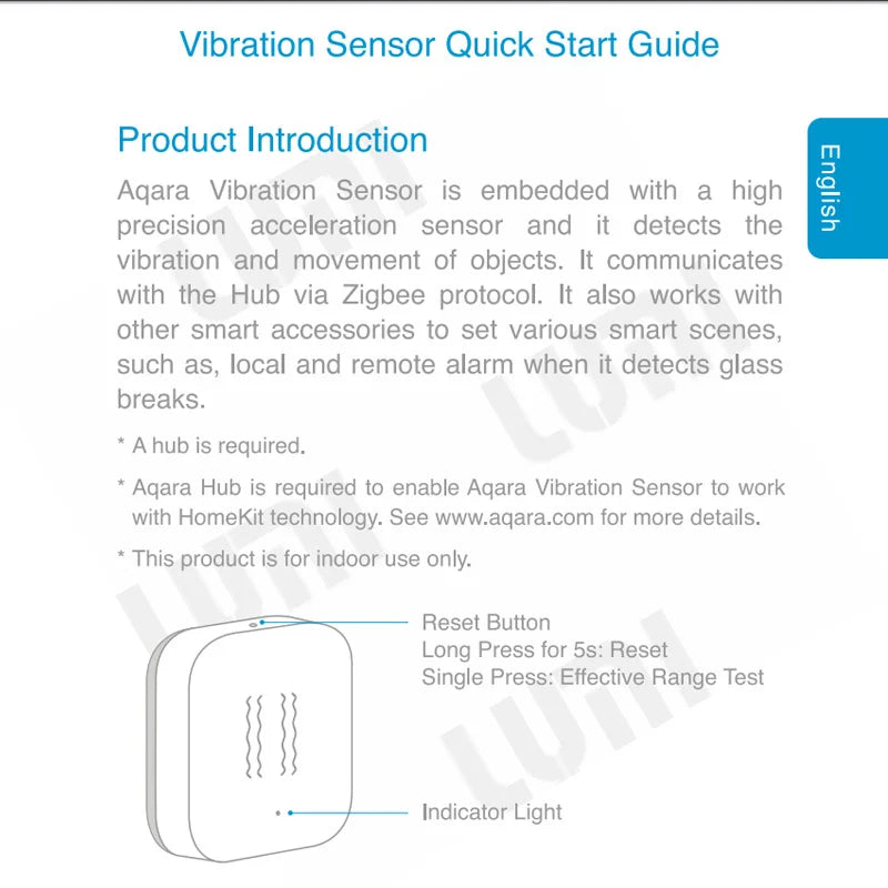 Aqara Smart Vibration Sensor for Enhanced Home Security - Smarsty