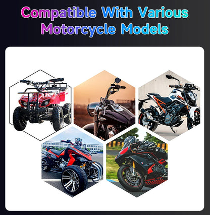 Motorcycle DVR GPS Navigation With CarPlay And Android Auto - Smarsty
