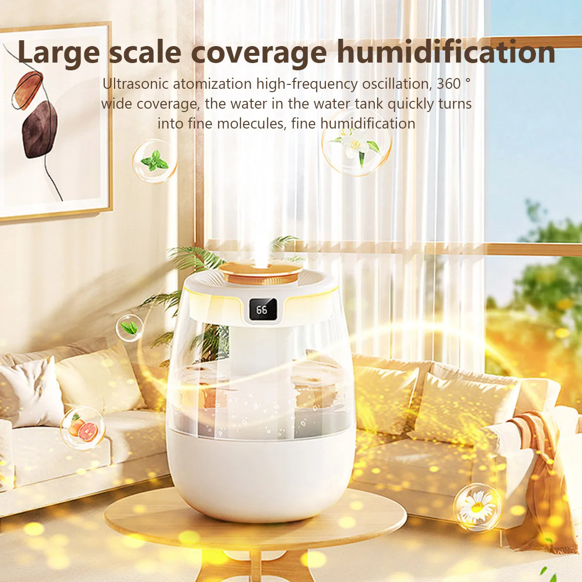 1.3L Double Spray Cool Mist Humidifier and Diffuser - Smarsty