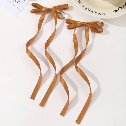 Fabric Hair Bow Clips Set for Women and Girls - Smarsty
