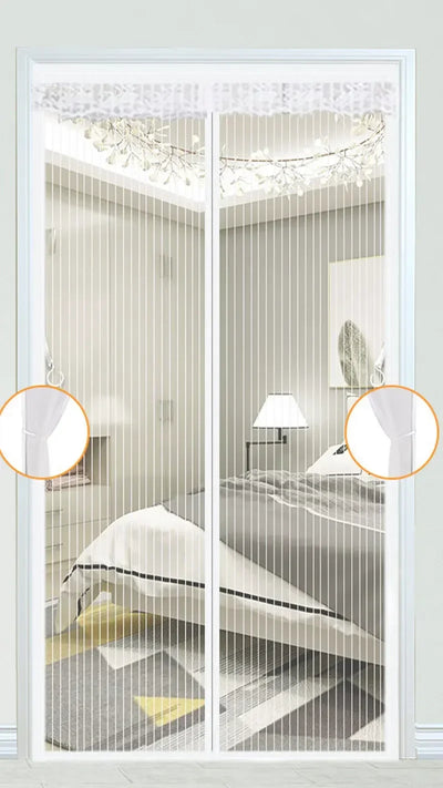 Heavy Duty Magnetic Screen Door Mesh Curtain for Bug Protection - Smarsty