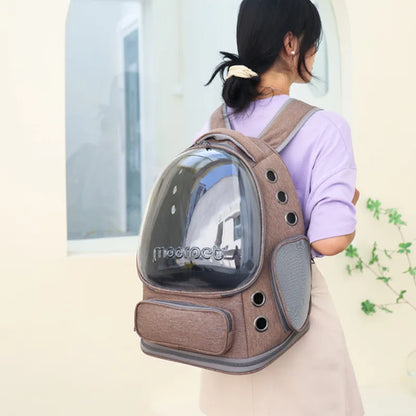 Transparent Folding Pet Carrier Backpack for Travel - Smarsty