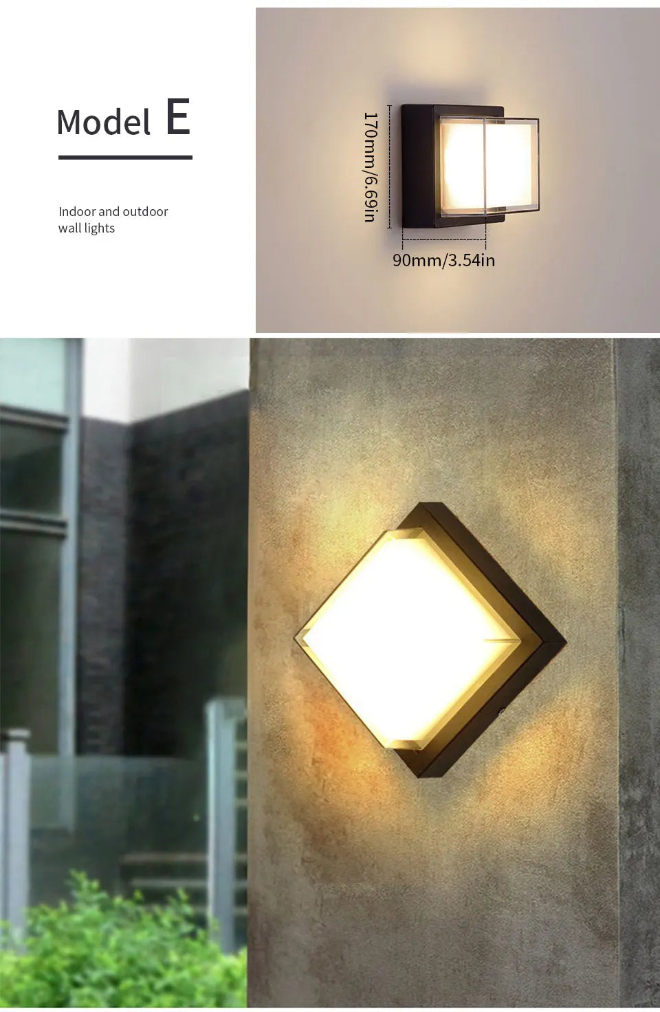 LED Outdoor Wall Light with PIR Motion Sensor - Smarsty
