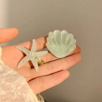 Elegant Starfish Hair Clips for Summer Beach Style - Smarsty