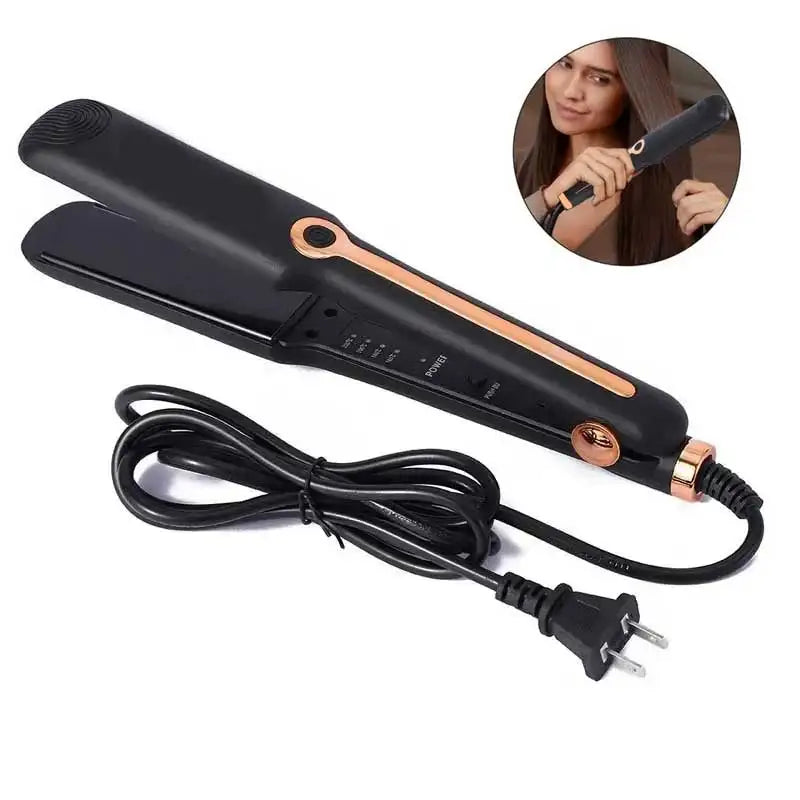 Negative Ion Ceramic Hair Straightener with Adjustable Temperature - Smarsty