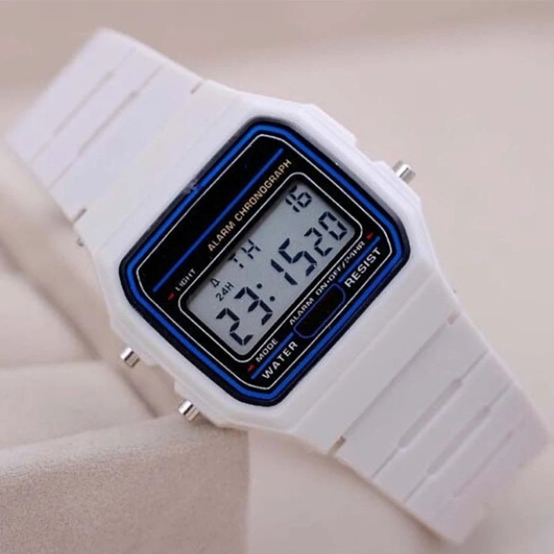 Fashion Sports Men's Digital LED Wristwatch with Silicone Band - Smarsty