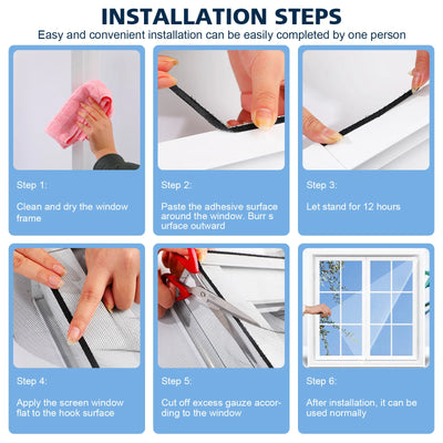 DIY Self-Adhesive Anti Mosquito Window Netting - Smarsty