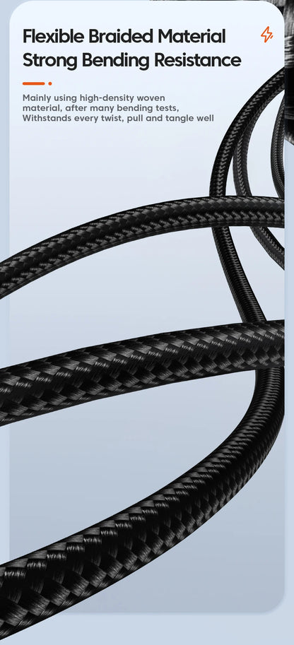 Toocki Type C to Type C Cable 100W PD Fast Charging Charger USB C to USB C Display Cable For Xiaomi POCO F3 Realme Macbook iPad - Smarsty