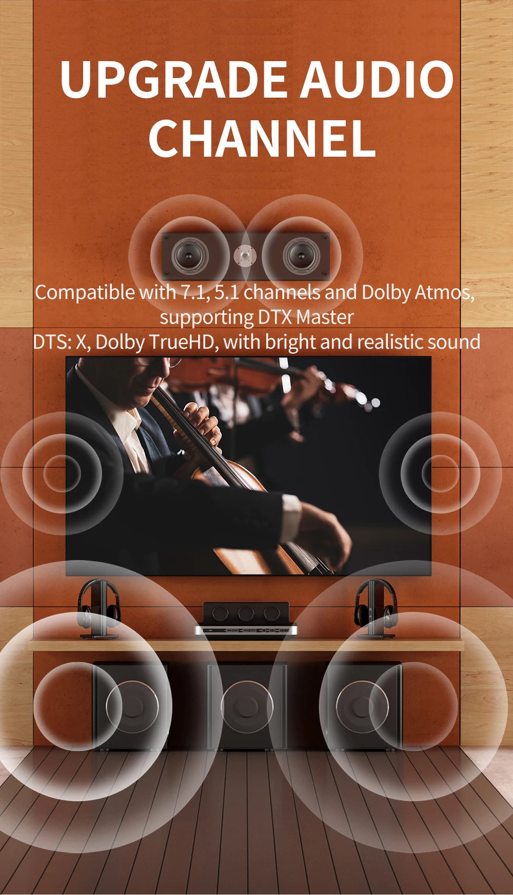 High-Speed HDMI Cable 8K 60Hz for Gaming and Streaming - Smarsty