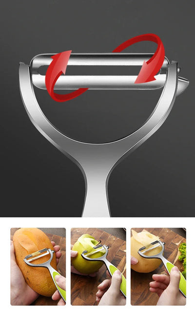 Stainless Steel Potato Peeler Vegetable Peeler Multi-function Carrot Grater Fruit Tools Kitchen Accessories cuisine pelador by Smarsty