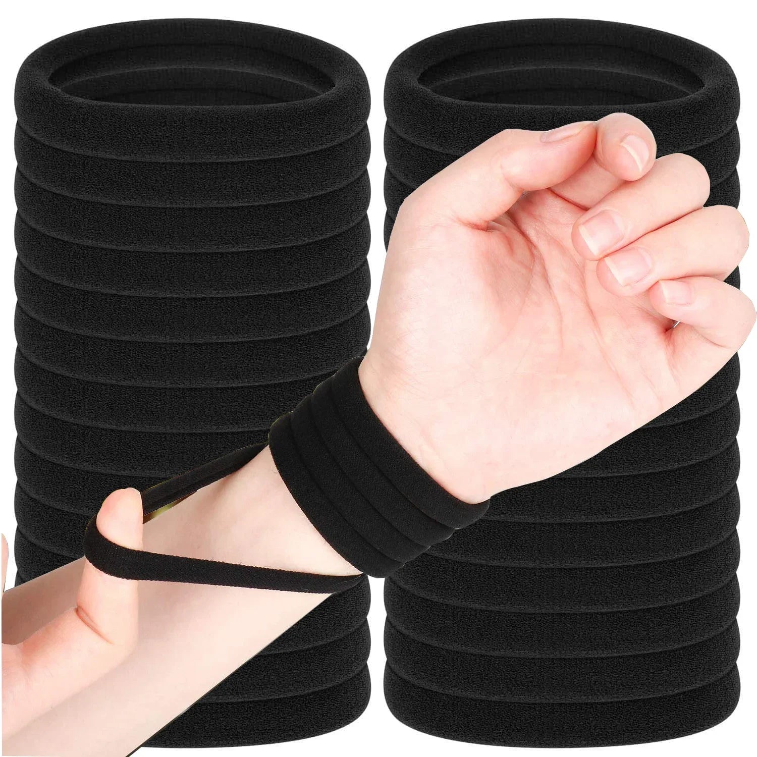 Bulk Girls Scrunchies Hair Bands Soft Stretchy Pack Set - Smarsty
