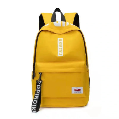 Fashion trend backpack backpack for men and women junior high school high school student bag large capacity korean version of th - Smarsty