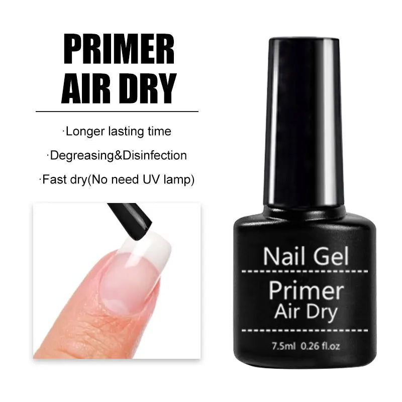 Acrylic No Acid Primer Nail Art Set with Base and Top Coat - Smarsty