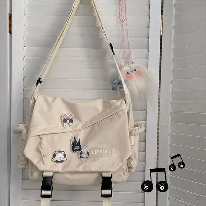 Nylon One Shoulder Crossbody Bag Large Capacity Travel - Smarsty