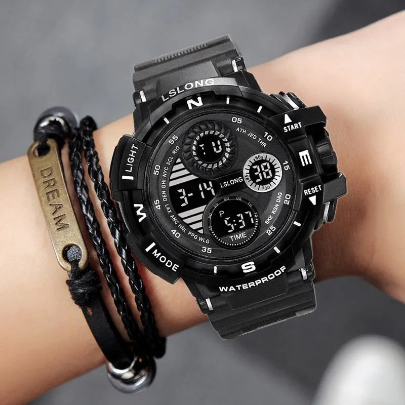 YIKAZE Waterproof Digital Sports Watch for Men - Smarsty