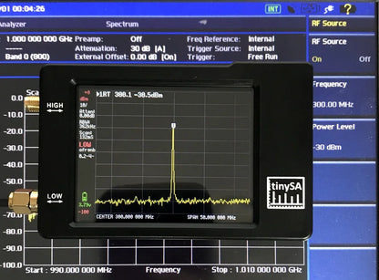 TinySA Spectrum Analyzer 2.8 Inch Display with ESD Protection - Smarsty