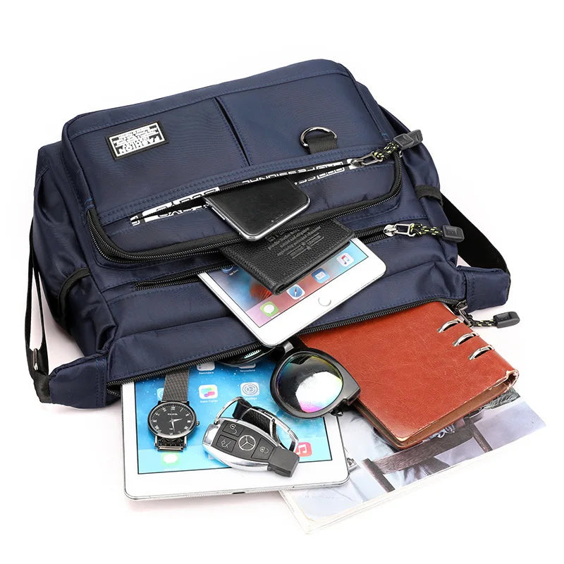 Oxford Shoulder Bag Large Capacity Crossbody Messenger Bag - Smarsty