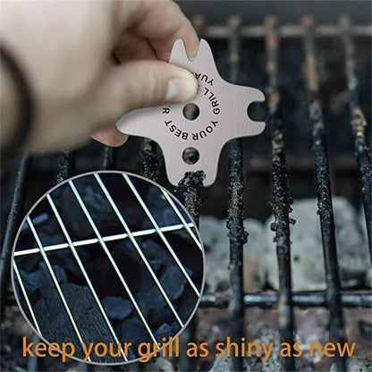 Stainless Steel BBQ Grill Cleaning Brush Tool - Smarsty