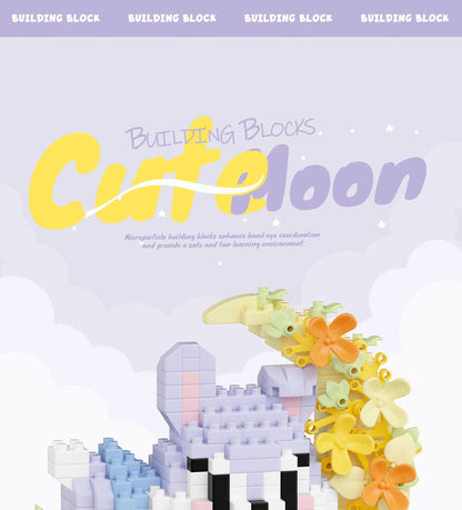 Mini Dog Cat panda raccoon Cute Pet Small Building Block Model Series Ornaments Children's Toy Christmas Birthday Gifts for Kids by Smarsty