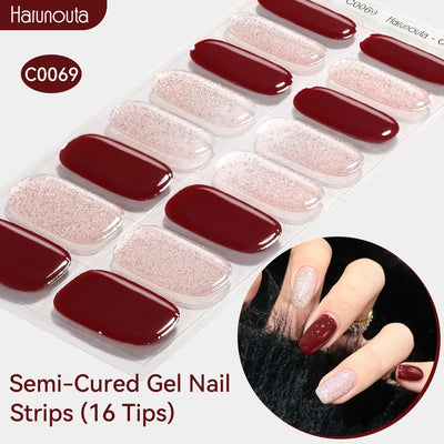 Gradient Auroras Gel Nail Strips for Easy DIY Manicure - Smarsty
