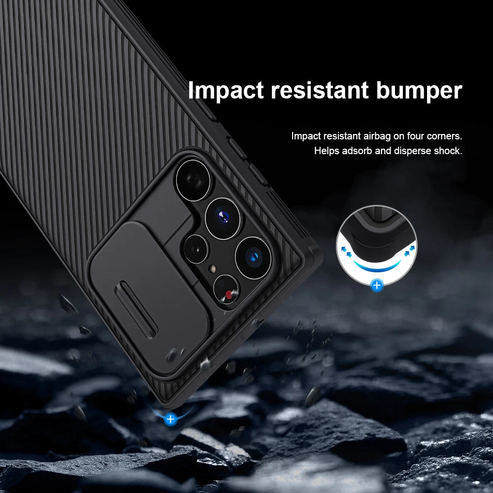 Galaxy Case With CamShield Slide Camera Cover Shockproof - Smarsty