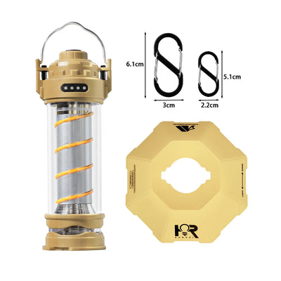 Camping Lamp Portable Tent Lantern Lamp USB Charging Lamps Outdoor Camping Emergency Lamp Flashlight Hiking for CARGO by Smarsty