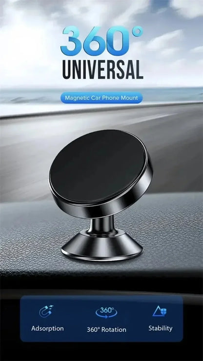 360 Degree Rotation Magnetic Car Phone Holder for iPhone - Smarsty