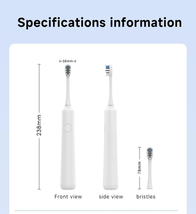 DOCO Sonic Electric Toothbrush With Smart Whitening Features - Smarsty