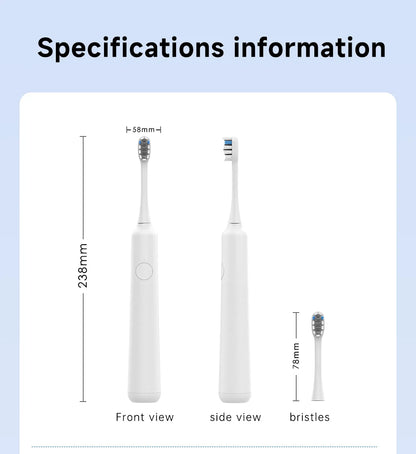 DOCO Sonic Electric Toothbrush With Smart Whitening Features - Smarsty