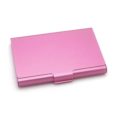 Creative Business Card Case Aluminum Alloy Bank Credit ID Card Wallet Name Card Holder Metal Box Cover Card Holder Men Wallet