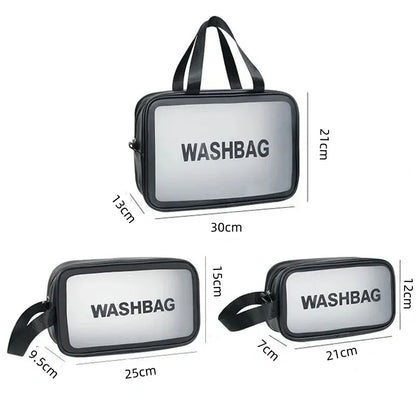 Transparent PVC Cosmetic Bag Waterproof With Large Capacity - Smarsty