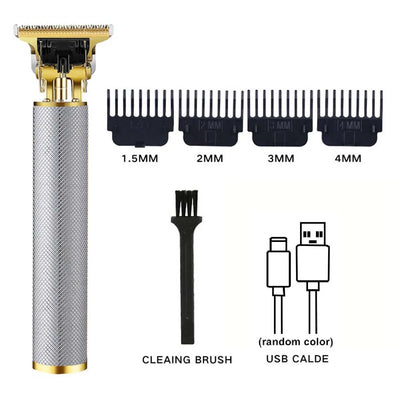 Professional Hair Clipper and Trimmer Set Men Electric Razor Shavers Beard Trimmer Rechargeable Barber Clippers Haircut Kit - Smarsty