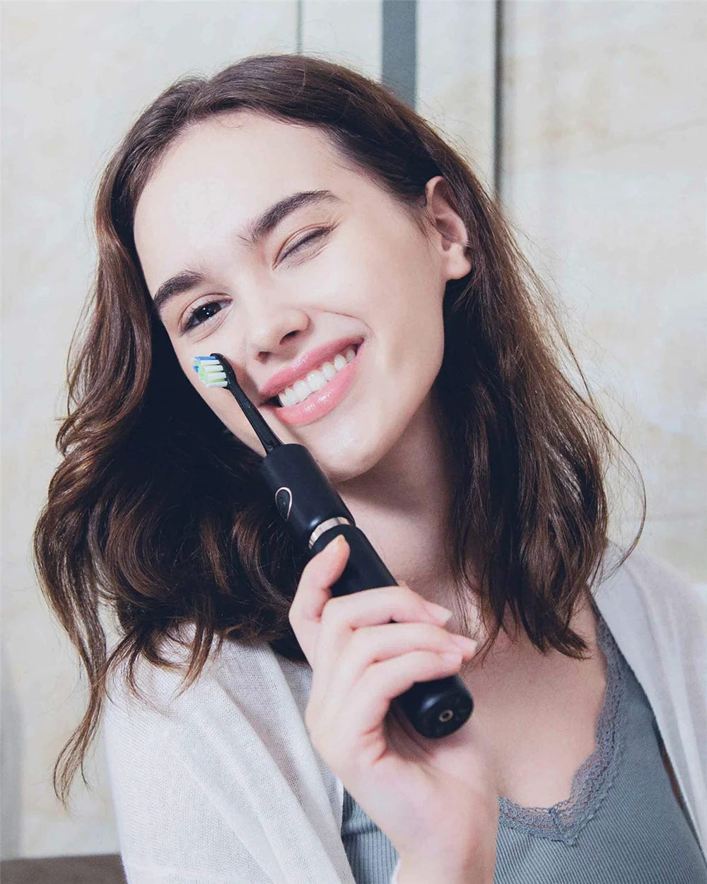 Fairywill P11 Sonic Electric Toothbrush with Whitening Feature - Smarsty