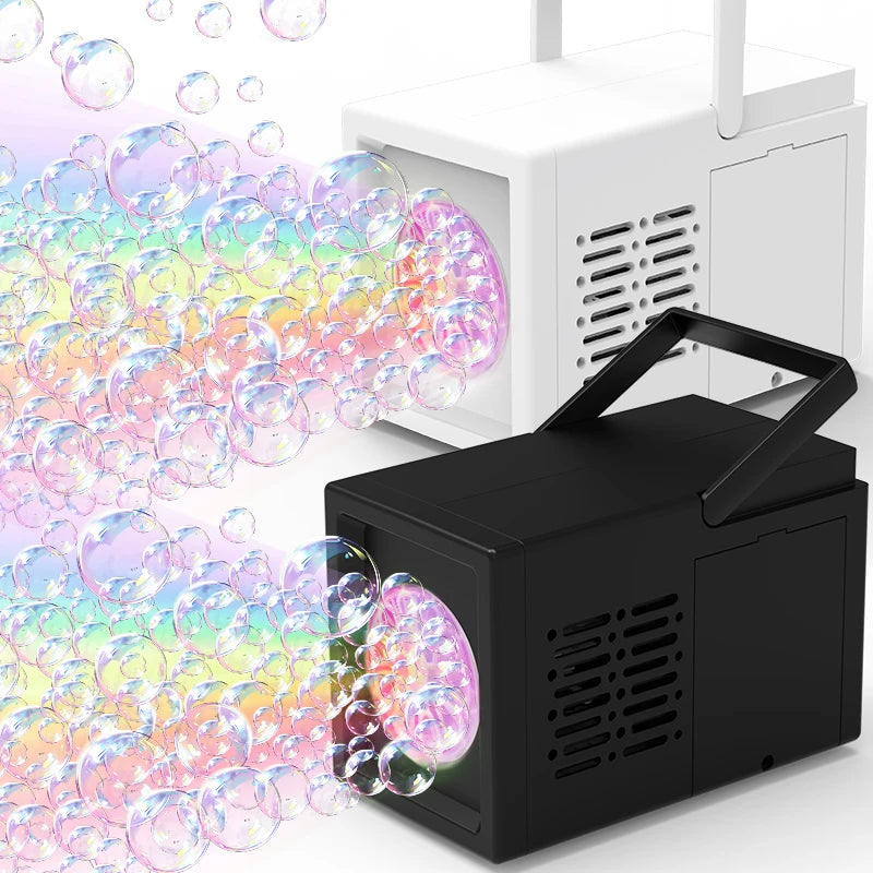 10 hole fully automatic bubble blowing handheld electric bubble machine toy outdoor birthday without battery and bubble water - Smarsty