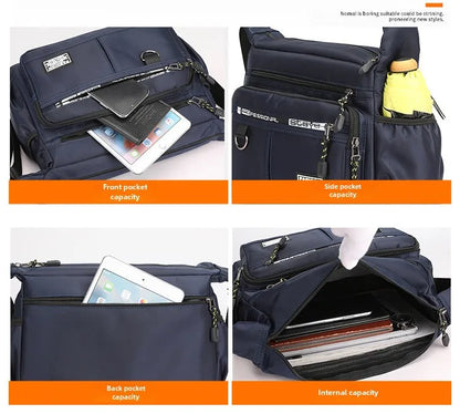 Oxford Shoulder Bag Large Capacity Crossbody Messenger Bag - Smarsty