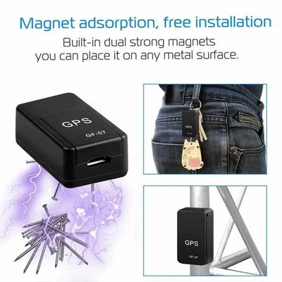 Motorcycle Car Gps Tracker Gf07 Mini Tracking Locator Magnetic Vehicle Tracker Locator for Pets Child Elderly Gps Position App - Smarsty