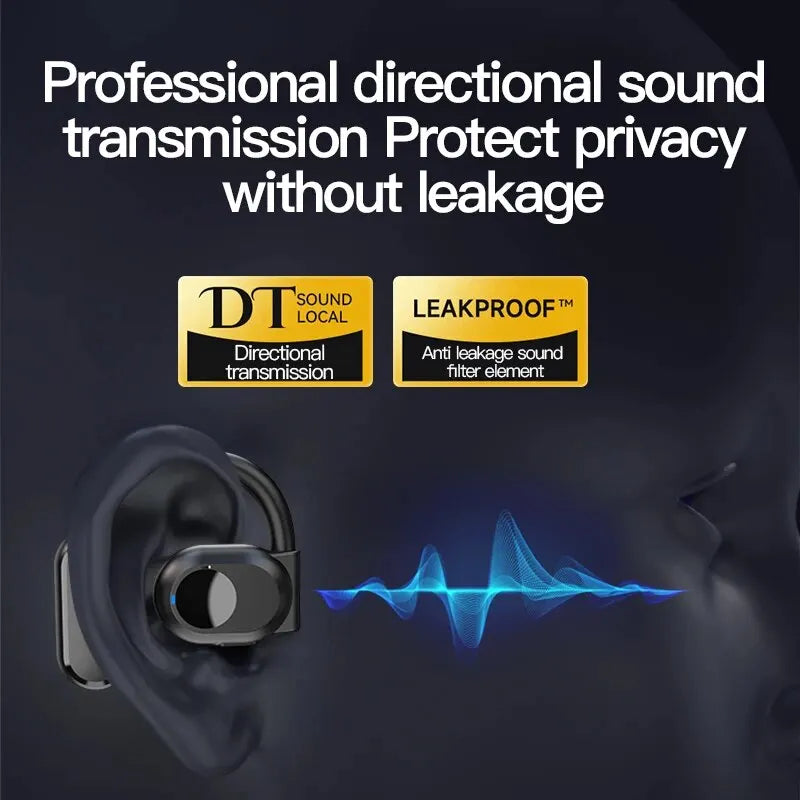 Wireless Bluetooth Headphones Bone Conduction Noise Canceling - Smarsty