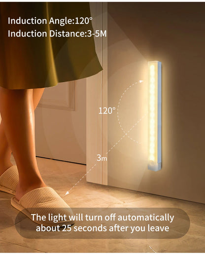 Rechargeable Motion Sensor LED Night Light for Cabinets - Smarsty