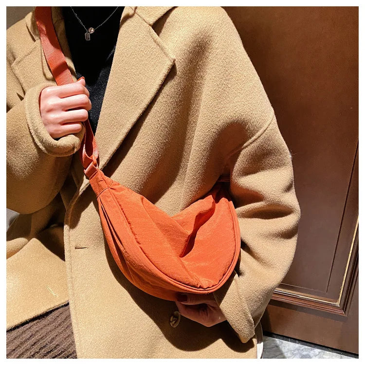 Casual Nylon Crossbody Bag for Women Large Capacity - Smarsty