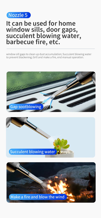Rechargeable Portable Air Duster 50000RPM for Keyboard