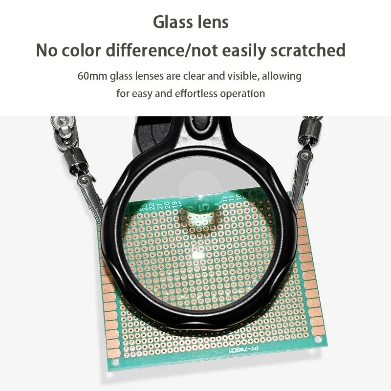 Lighted Magnifying Glass for Mobile Phone Repair - Smarsty