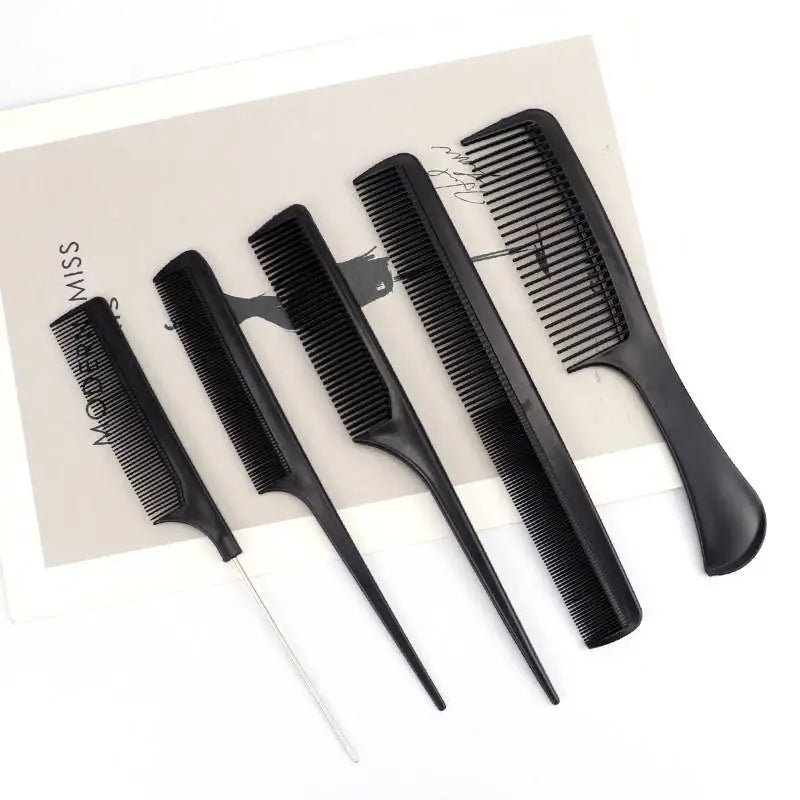 Durable Plastic Hair Comb with Round Teeth for Gentle Styling - Smarsty