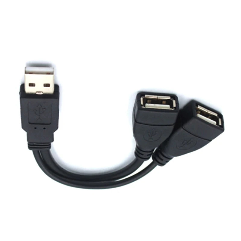 USB 2.0 Splitter Y Cable for Dual Device Charging - Smarsty