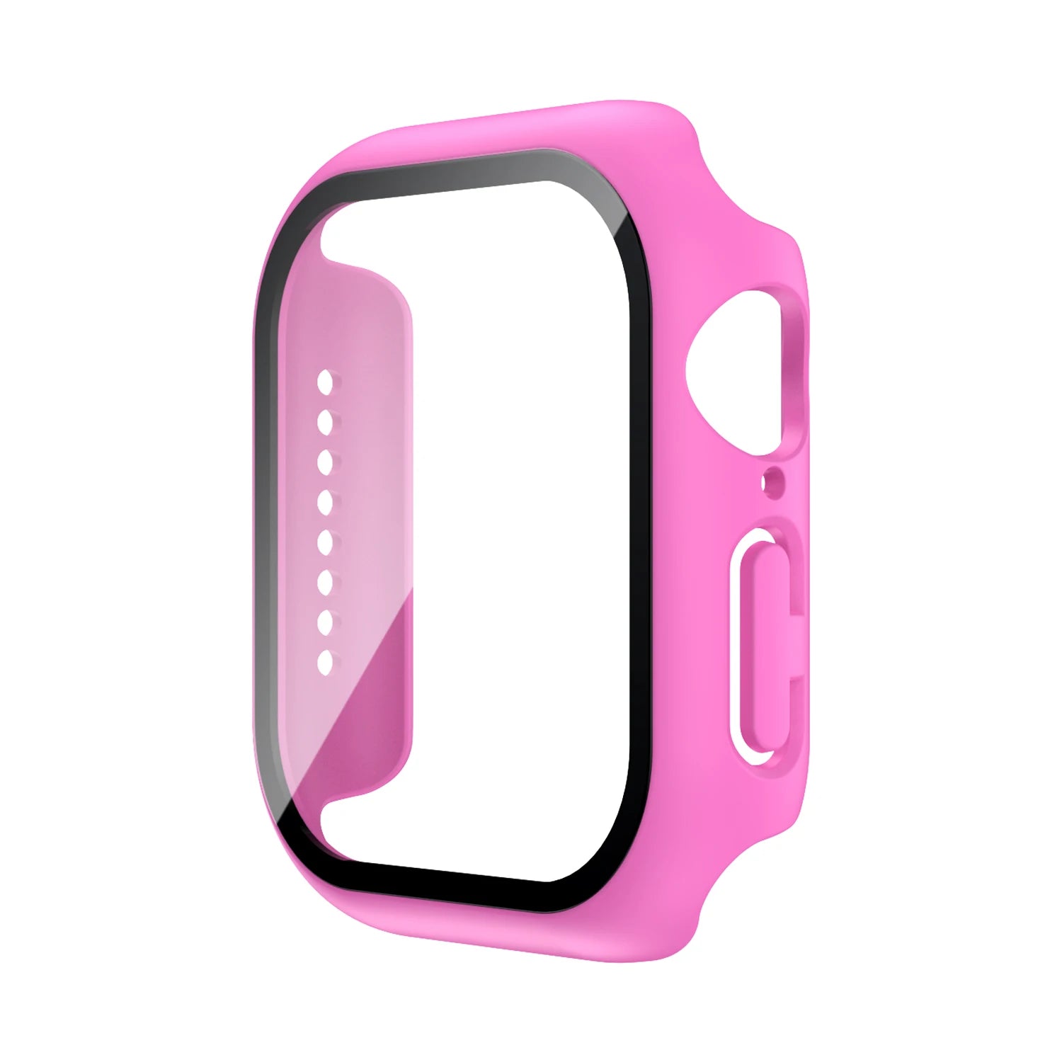Tempered Glass+Case For Apple Watch 38mm 40mm 41mm 42mm 44mm 45mm 46mm Screen Protector Protective Cover iWatch 10 8 7 9 6 SE 5 - Smarsty