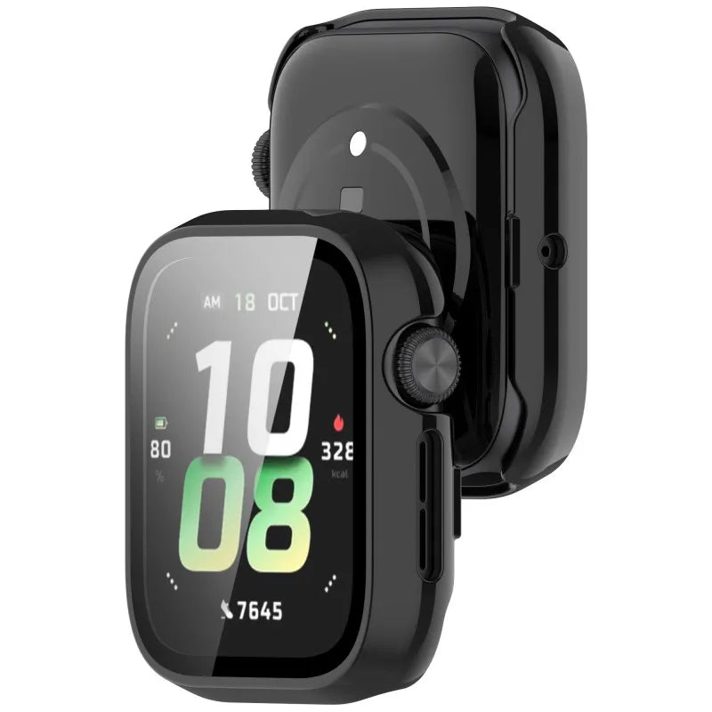 PC+Tempered Glass Case for Honor Watch 5 Smart Watch Strap Protective Cover Bumper Honor Watch5 Screen Protector Accessories